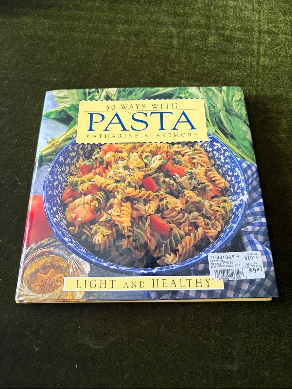 '50 Ways With Pasta' Cookbook - Blue Cover
